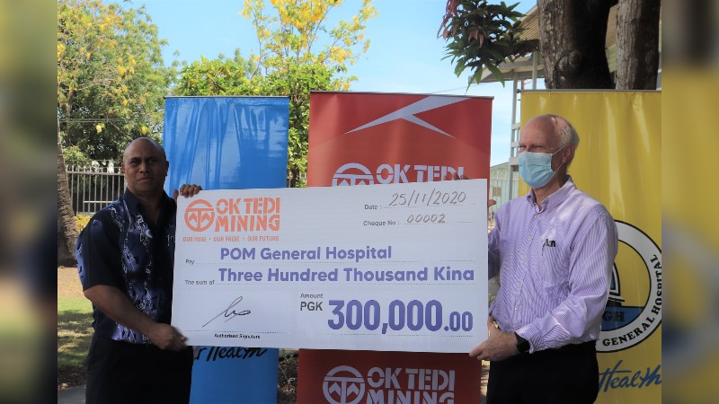 OTML GIVES TO CANCER FACILITY