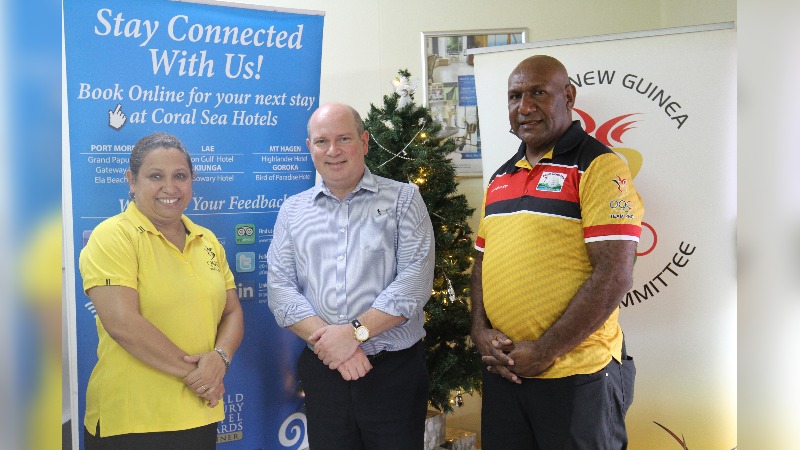 CORAL SEA HOTELS CONTINUE TO SUPPORT PNGOC