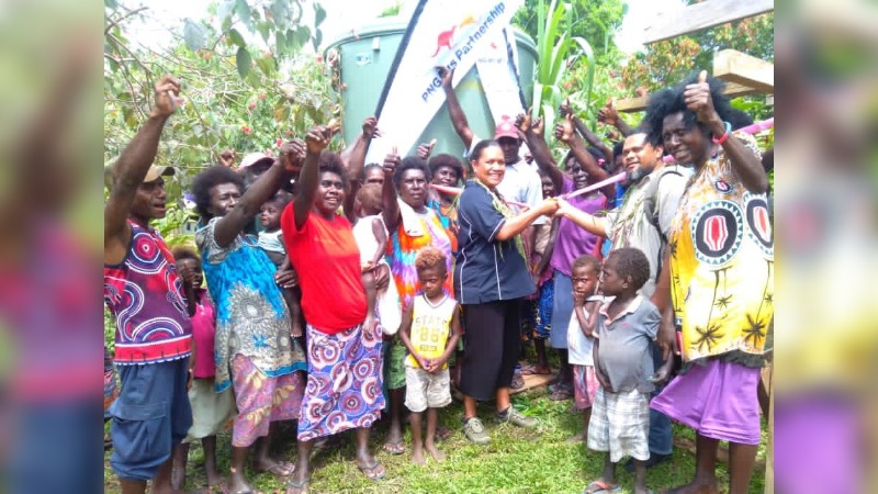 TANKS DELIVERED TO VILLAGERS IN SELAU