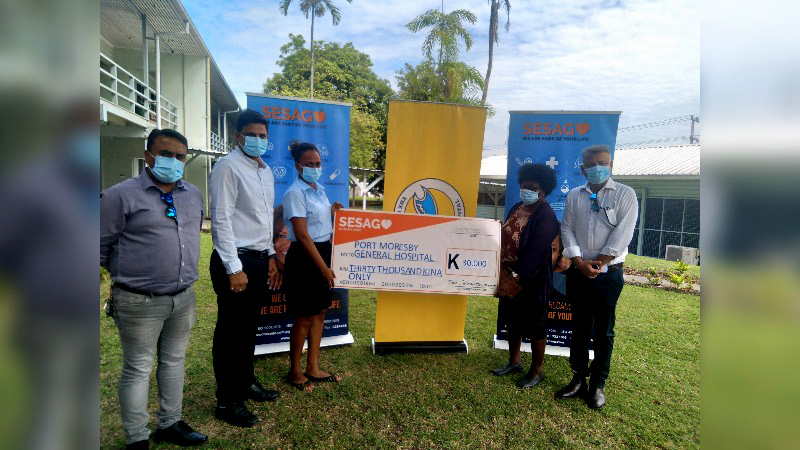 SESAGO HEALTHCARE DONATES TO POMGEN