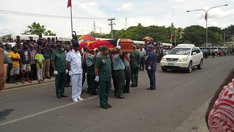 STATE FUNERAL UNDERWAY FOR LATE SIR MEKERE MORAUTA