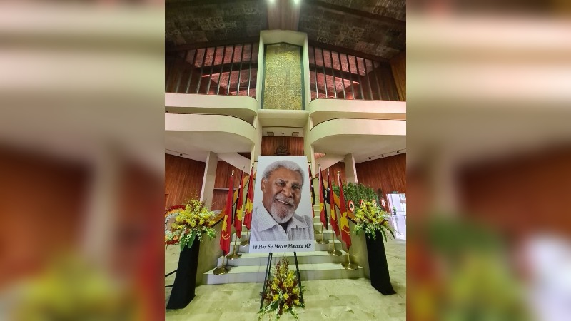 PUBLIC VIEWING TO PAY RESPECTS TO LATE SIR MEKERE IS TODAY IN PARLIAMENT