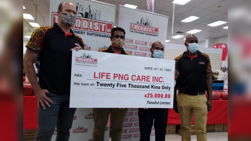 THEODIST DONATES K25,000 TO UNDERPRIVILEGED KIDS