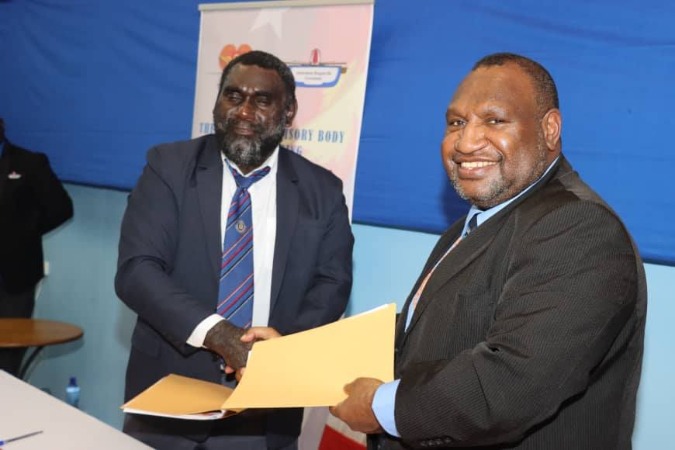 PM MARAPE HOLDS DISCUSSIONS WITH ABG PRESIDENT TOROAMA