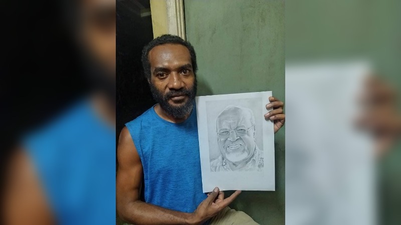 ARTIST REKINDLES TALENT IN HONOUR OF GRAND CHIEF SIR MICHAEL SOMARE