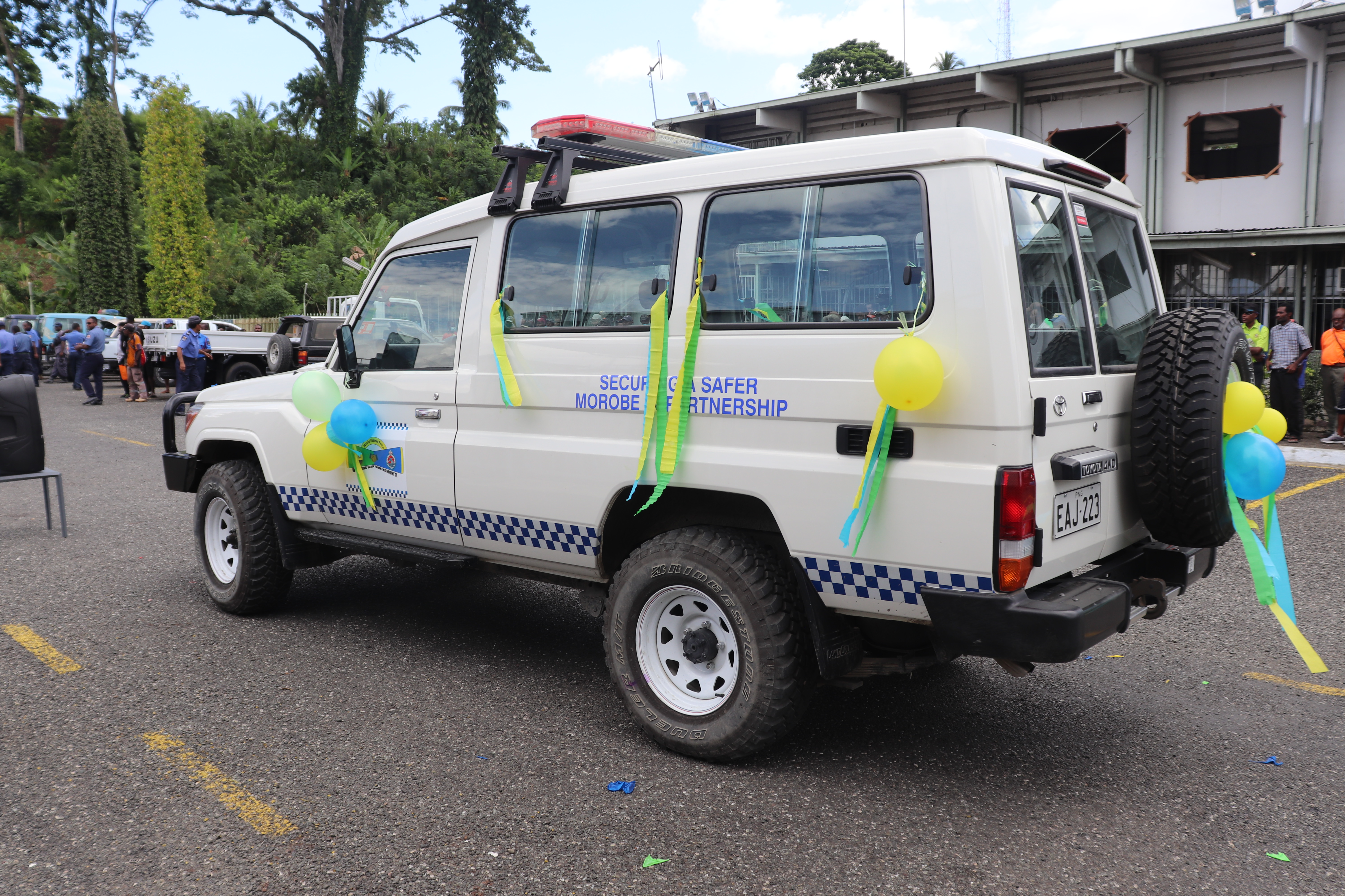 PRESENTATION OF NEW POLICE VEHICLE TO ENHANCE POLICING DUTIES
