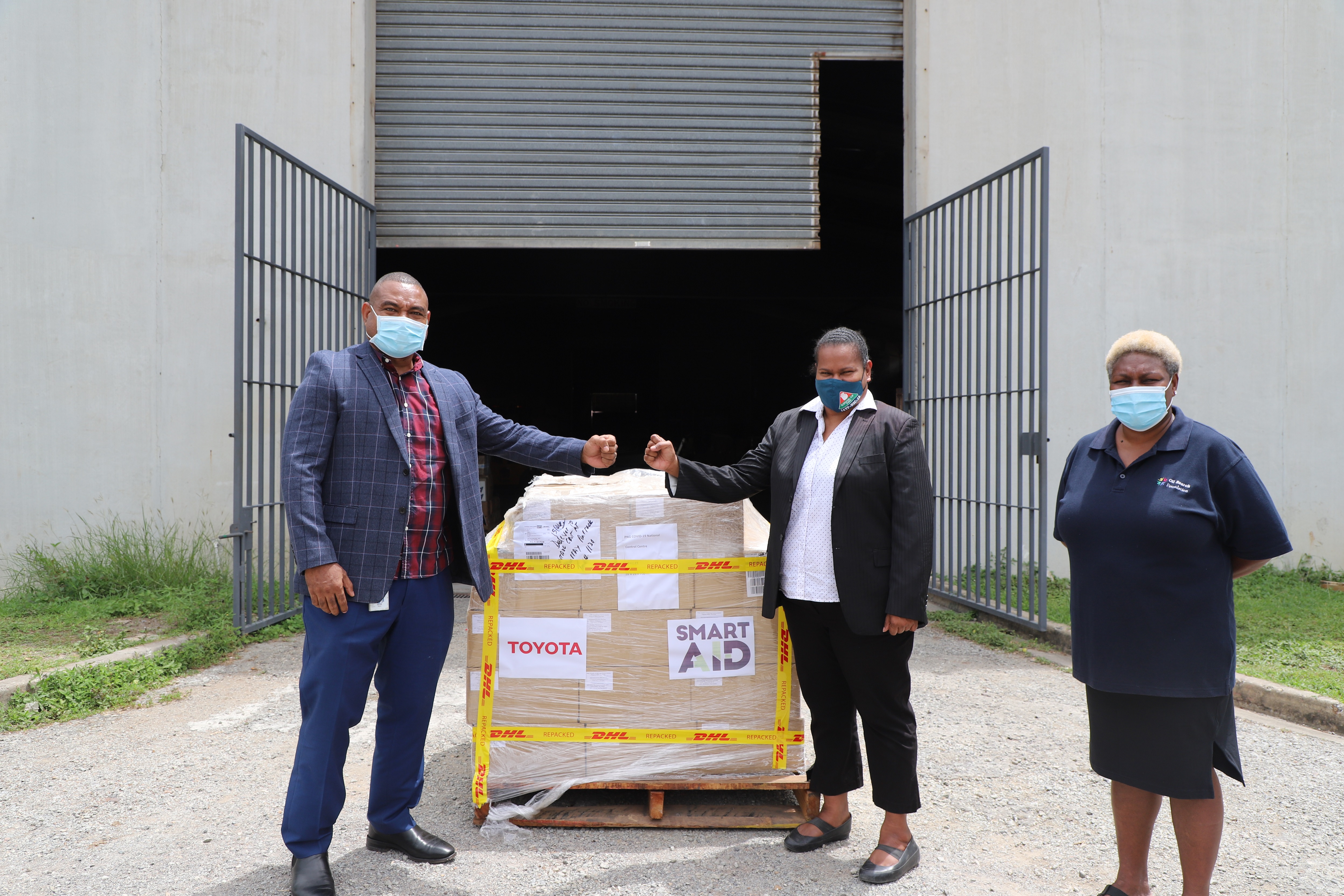 FACE SHIELDS DONATED TO HEALTH WORKERS THROUGH PARTNERSHIPS