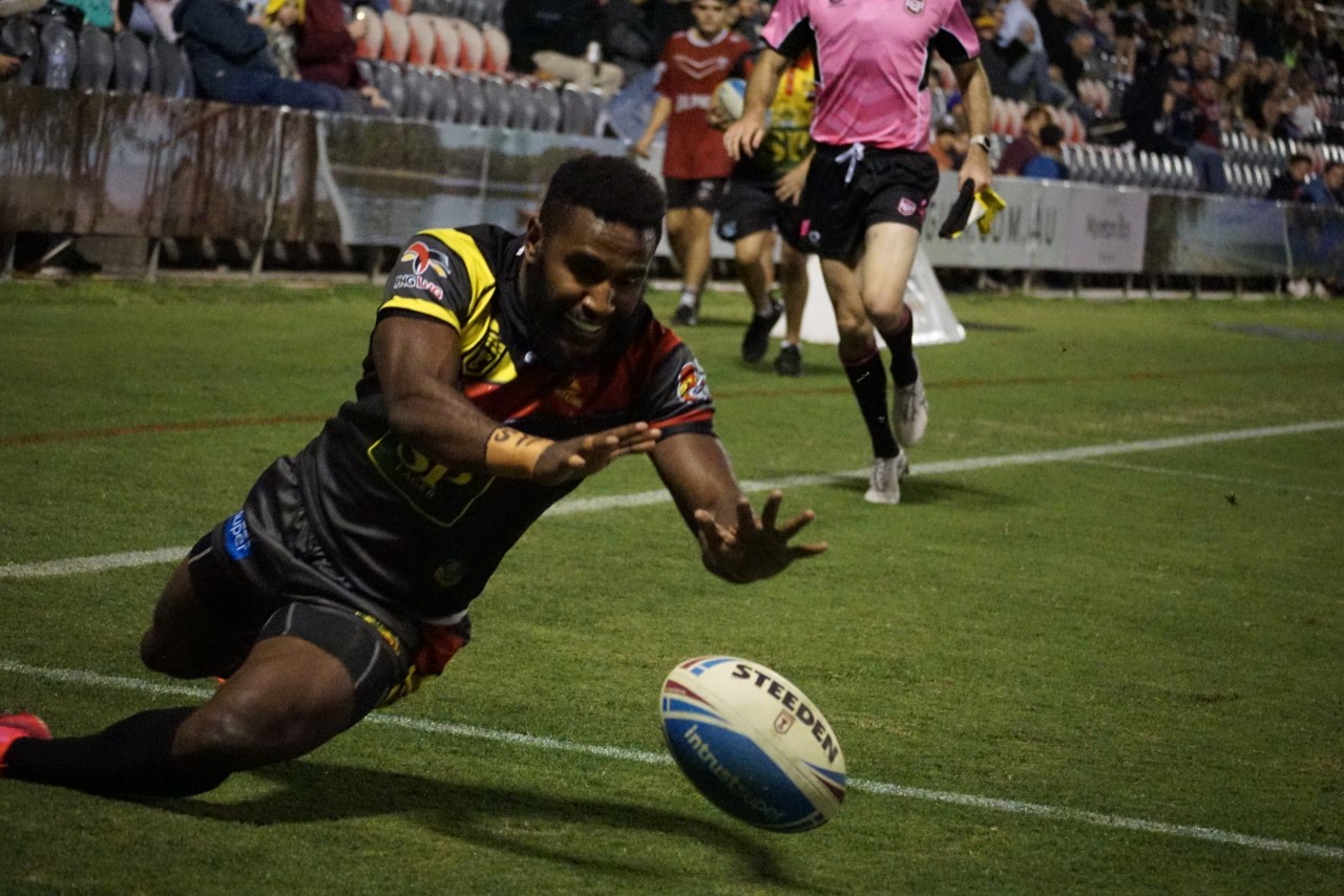 HUNTERS RALLY LATE AGAINST DOLPHINS