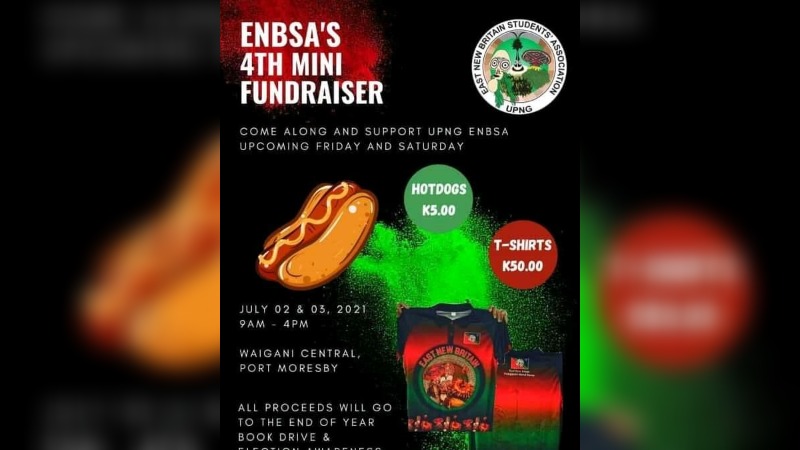UPNG ENB STUDENTS RAISE FUNDS FOR COMMUNITIES BACK HOME