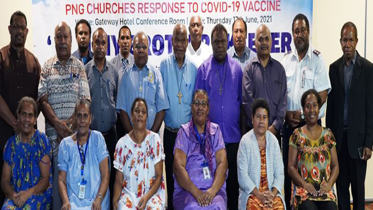 PNG COUNCIL OF CHURCHES SUPPORT COVID-19 VACCINE PROGRAM