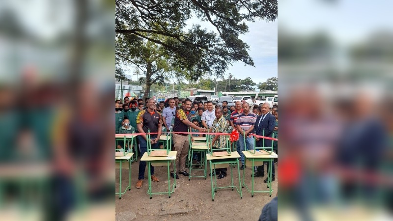 THEODIST DONATES DESKS TO HAGARA PRIMARY SCHOOL