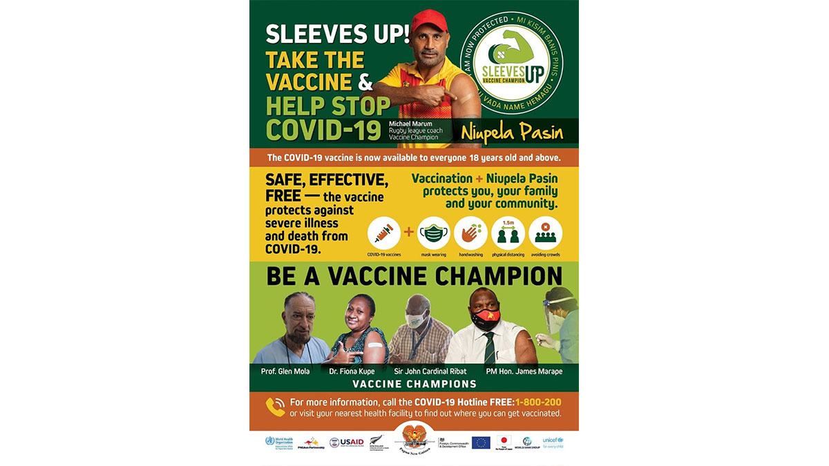 VACCINES ARE NOW AVAILABLE TO THOSE ABOVE THE AGE OF 18