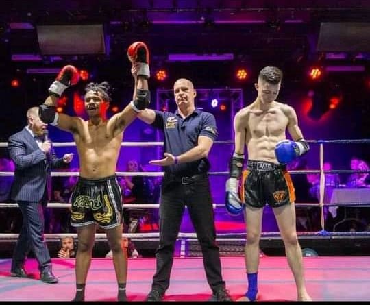 ASPIRING MUAY THAI FIGHTER JOSHUA WINS 5TH FIGHT