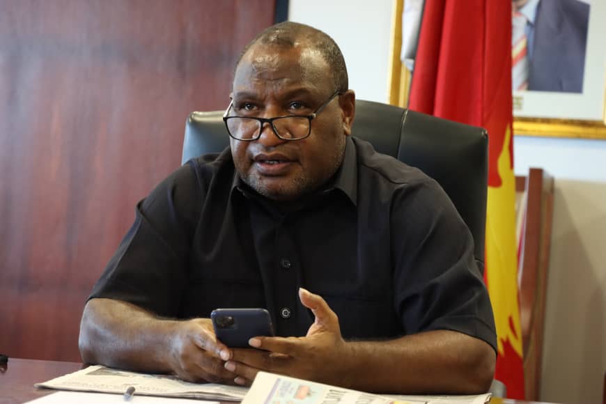 PM MARAPE SLAMS PNGIMR FOR FAILING TO STUDY COVID-19