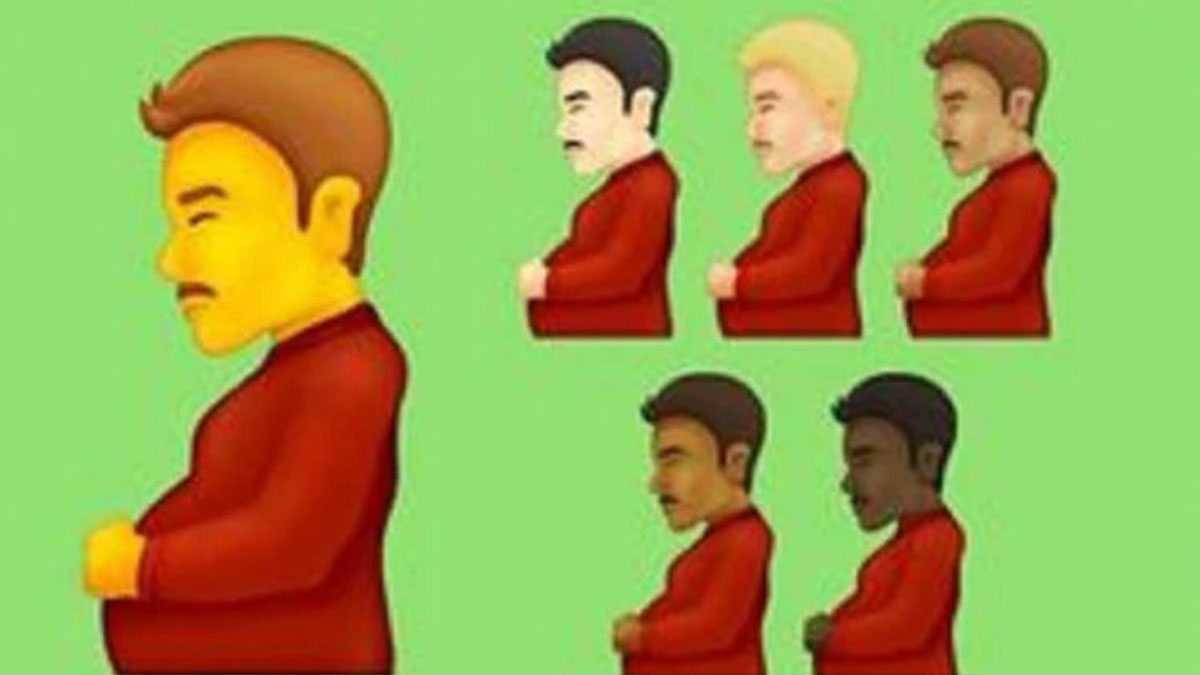 PREGNANT MAN AMONG NEW EMOJIS TO BE INTRODUCED THIS YEAR