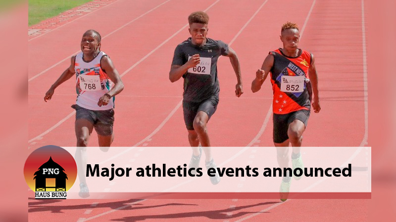 MAJOR ATHLETICS EVENTS PENNED FOR END OF THE YEAR