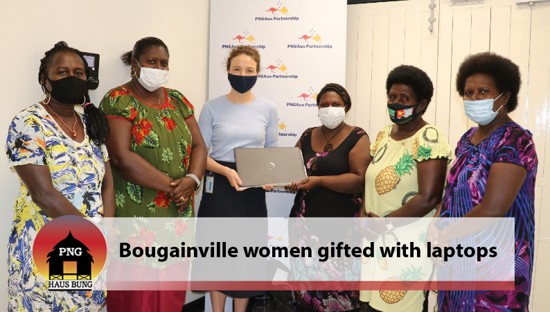 NEW LAPTOPS FOR BOUGAINVILLE WOMEN'S FEDERATION