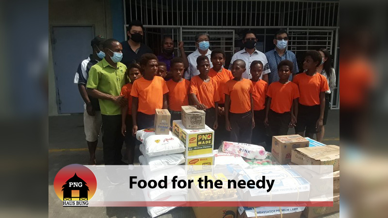 K30,000 WORTH OF FOOD SUPPLIES FOR LIFE CARE PNG