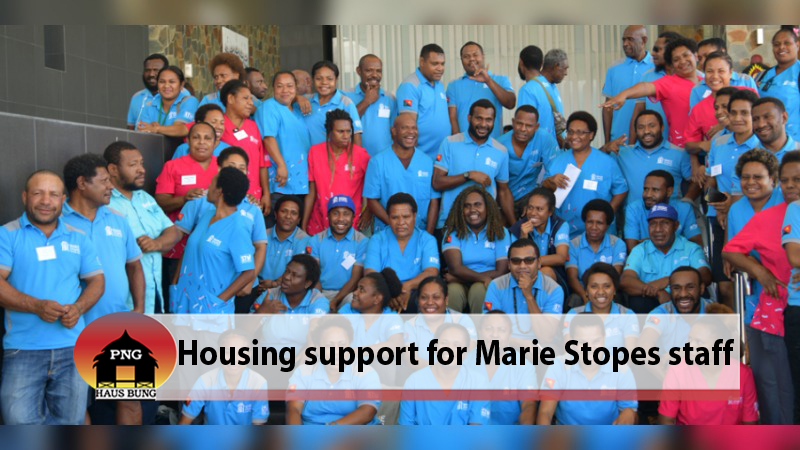 MARIE STOPES PNG LAUNCHES STAFF HOME OWNERSHIP POLICY