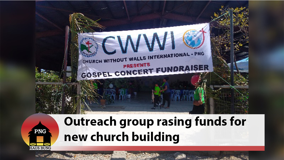 OUTREACH GROUP RAISING FUNDS FOR NEW CHURCH BUILDING