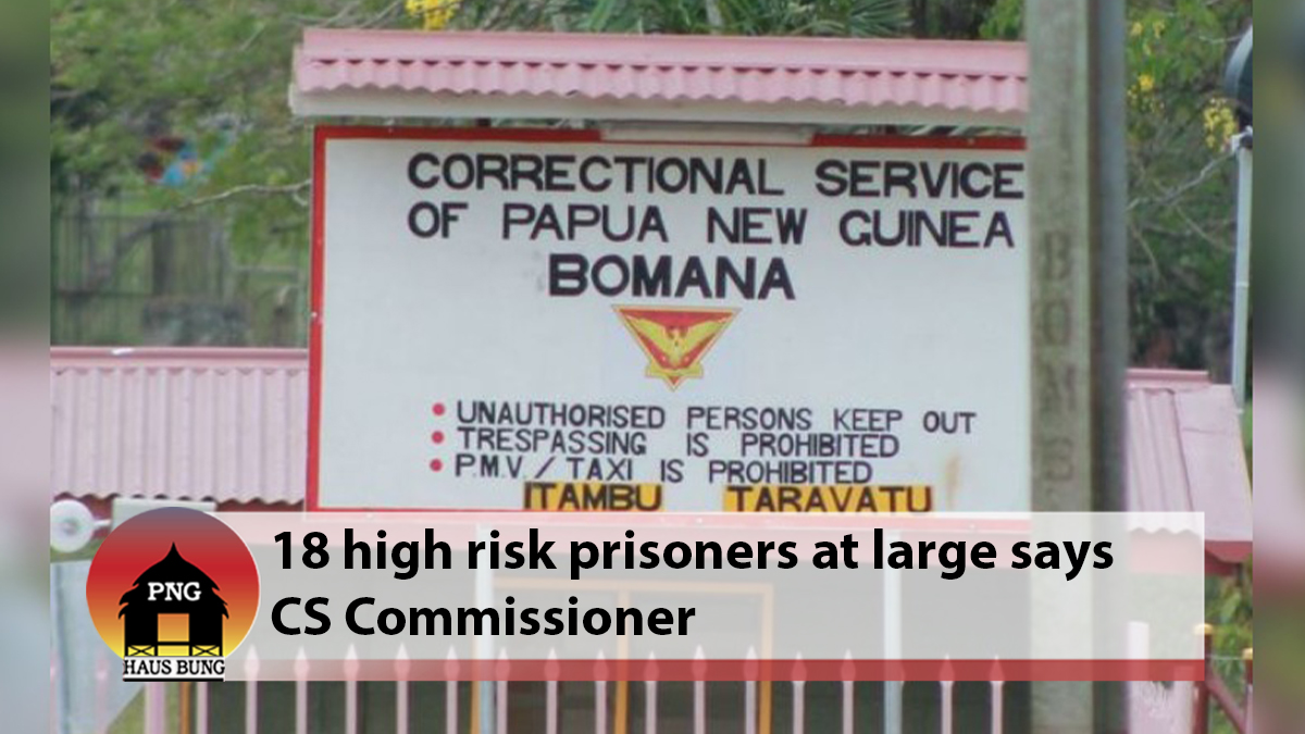 HIGH RISK PRISONERS AT LARGE AFTER JAIL BREAKOUT