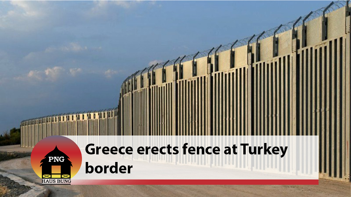 GREECE ERECTS FENCE AT TURKEY BORDER AMID WARNINGS OF AFGHAN MIGRANT SURGE