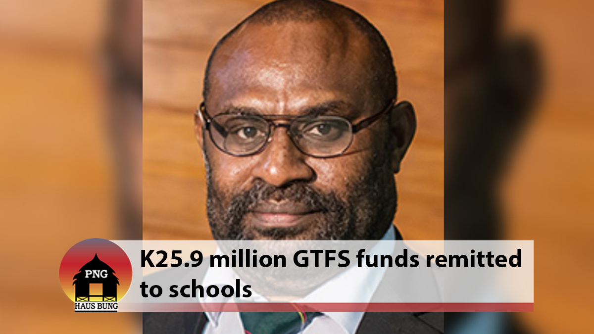 K25.9 MILLION GTFS FUNDS REMITTED TO SCHOOLS