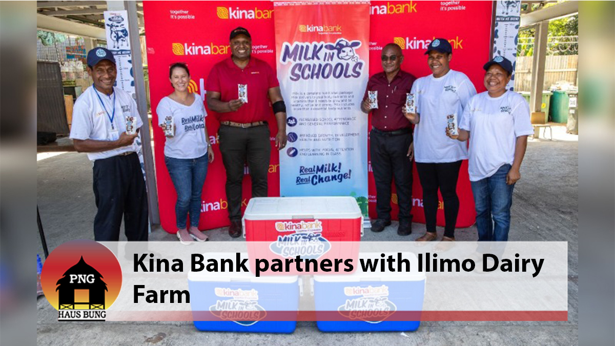 KINA BANK SUPPORTS ILIMO DAIRY “MILK IN SCHOOLS” PROGRAM