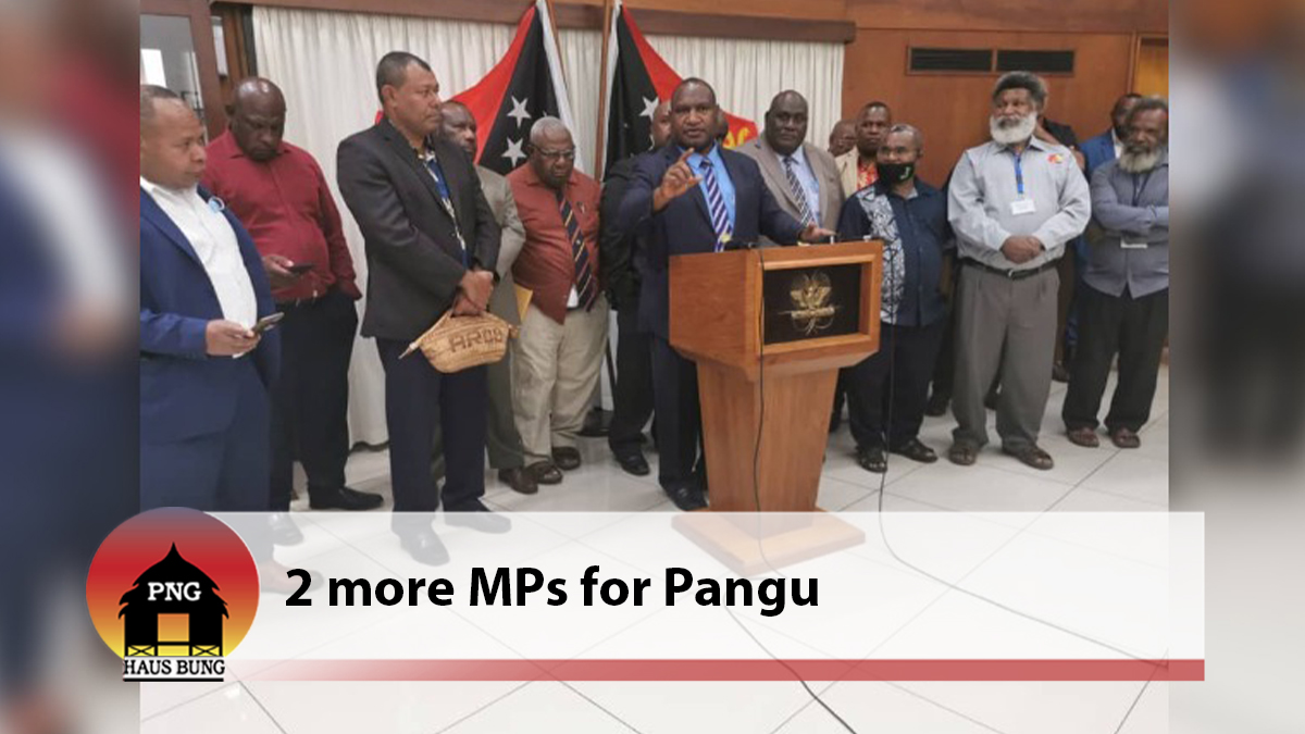 PANGU GAINS 2 MORE MPS