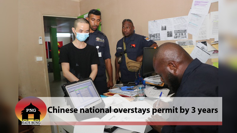 CHINESE NATIONAL DETAINED