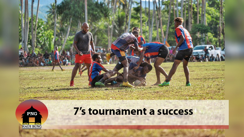 DOUGLAS GUISE 7'S HAILED A SUCCESS