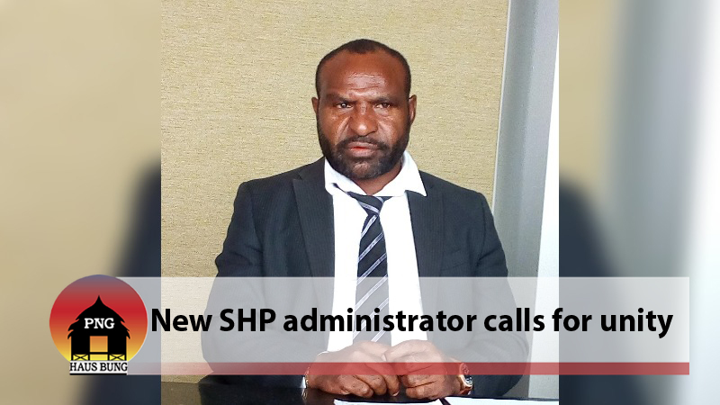 NEW ADMINISTRATOR CALLS FOR SUPPORT FROM PEOPLE
