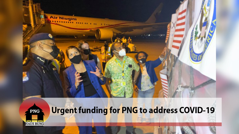 MORE FUNDING SUPPORT FOR PNG'S COVID-19 FIGHT