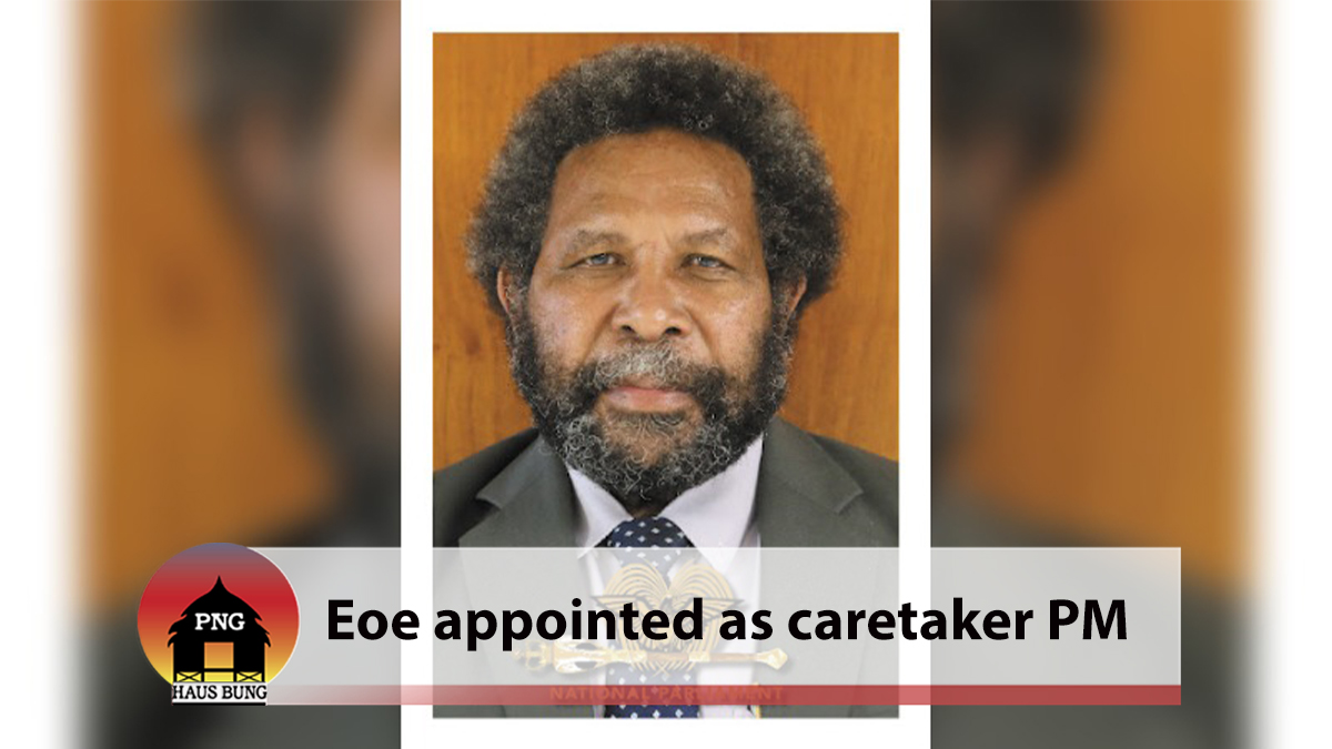 EOE APPOINTED AS CARETAKER PRIME MINISTER