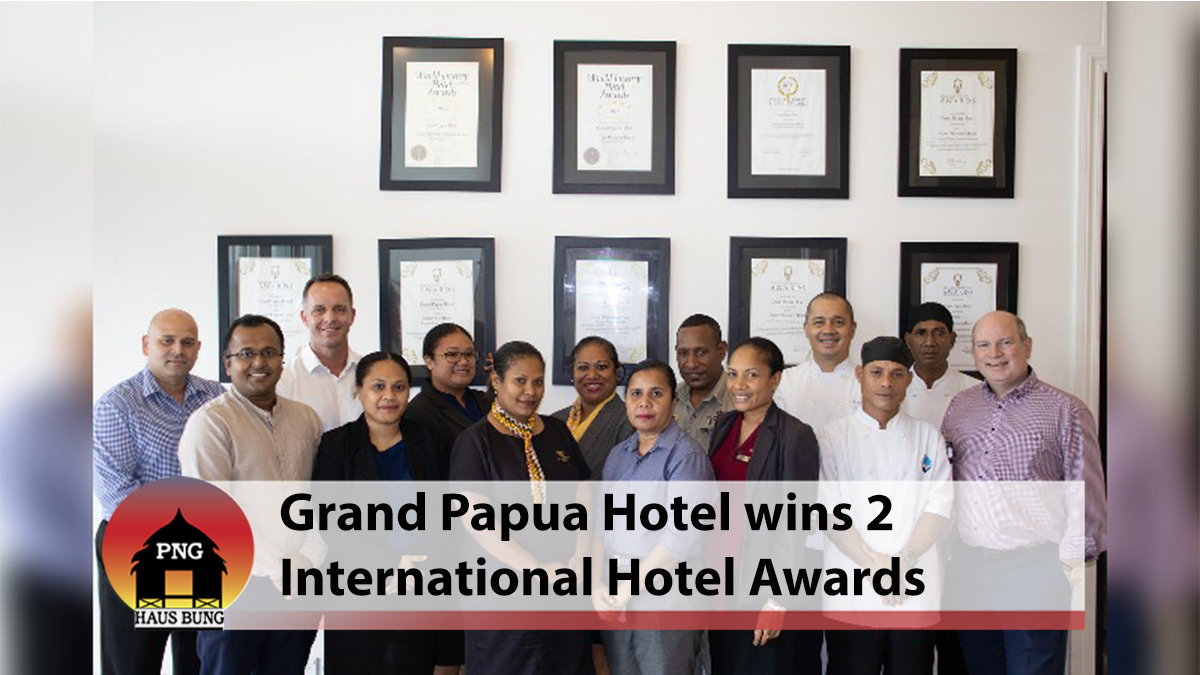 GRAND PAPUA HOTEL, PORT MORESBY WINS ASIA PACIFIC HOTEL AWARDS