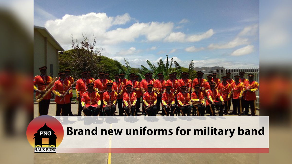 MILITARY BAND TO STAND OUT WITH NEW UNIFORM