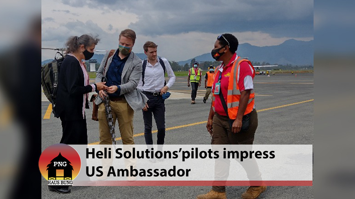 US AMBASSADOR COMMENDS PNG PILOTS