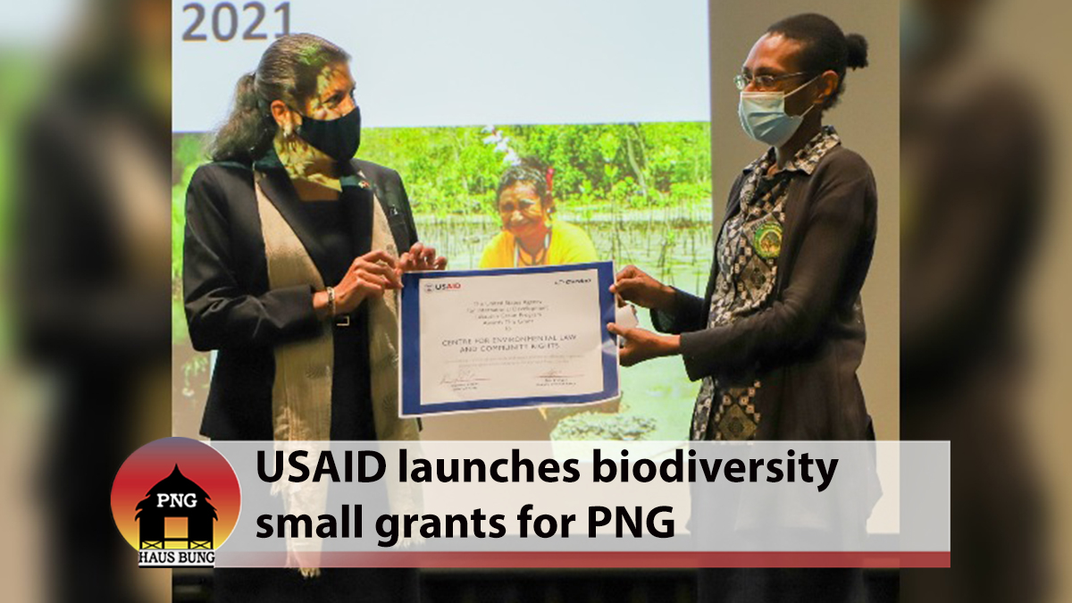 USAID LAUNCHES BIODIVERSITY SMALL GRANTS FOR PAPUA NEW GUINEA