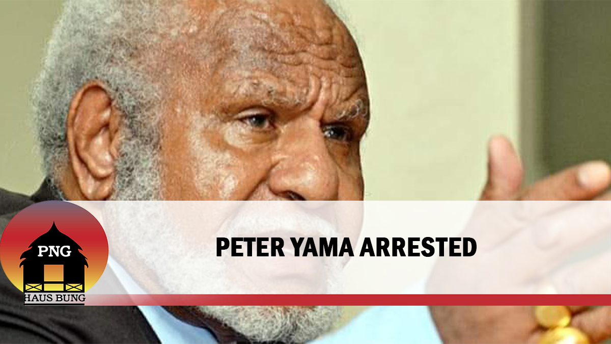 PETER YAMA ARRESTED LAST NIGHT & RELEASED ON BAIL