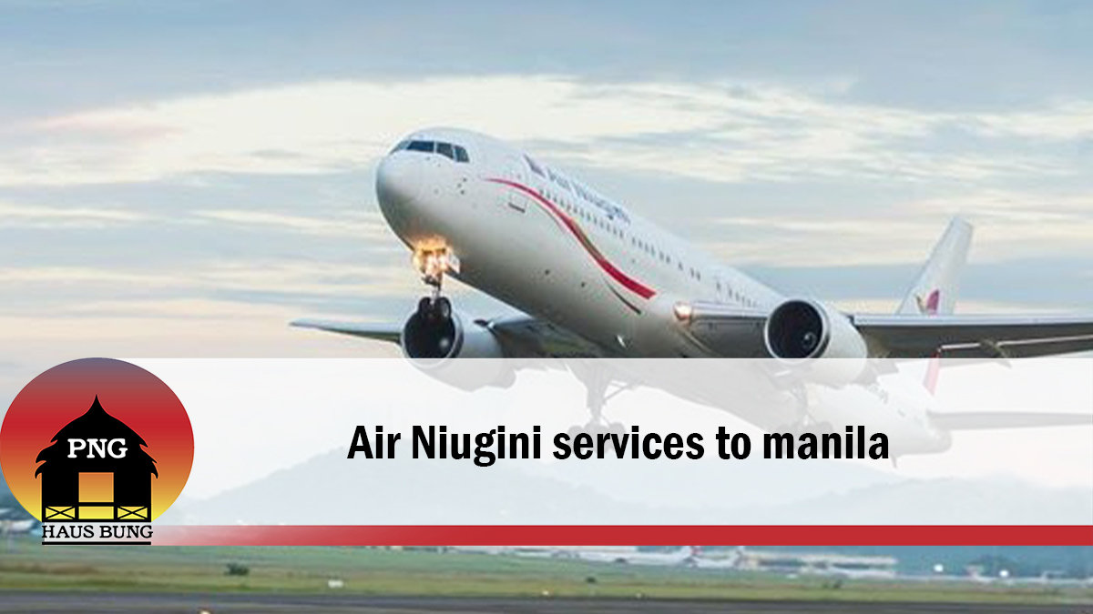 AIR NIUGINI SERVICES TO MANILA, PHILIPPINES