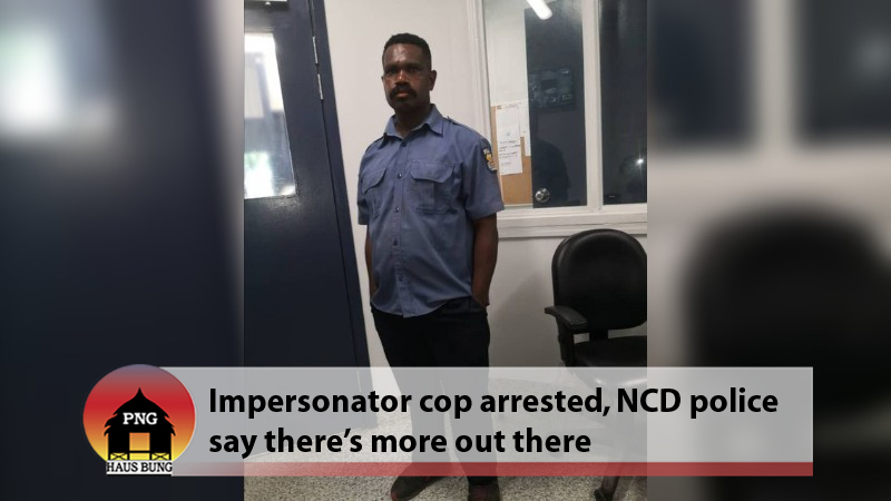 POLICE IMPERSONATOR ARRESTED AND CHARGED