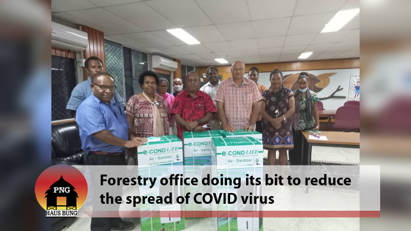 FORESTRY OFFICE TAKES LEAD TO SAFE GUARD STAFF FROM COVID SPREAD