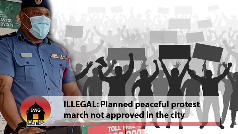 NO PROTEST ALLOWED: MANNING