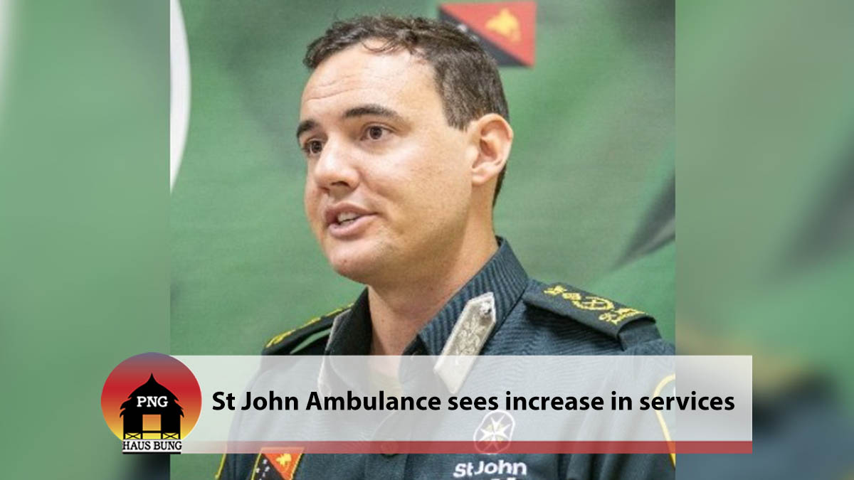 ST JOHNS AMBULANCE SEES INCREASE IN SERVICES
