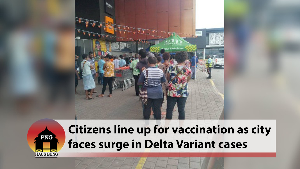 MORE PEOPLE TURN UP FOR VACCINATION DUE TO DELTA VARIANT SURGE