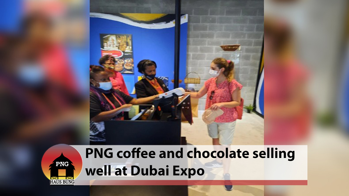 PAPUA NEW GUINEA COFFEE AND CHOCOLATE SELLING WELL IN DUBAI EXPO