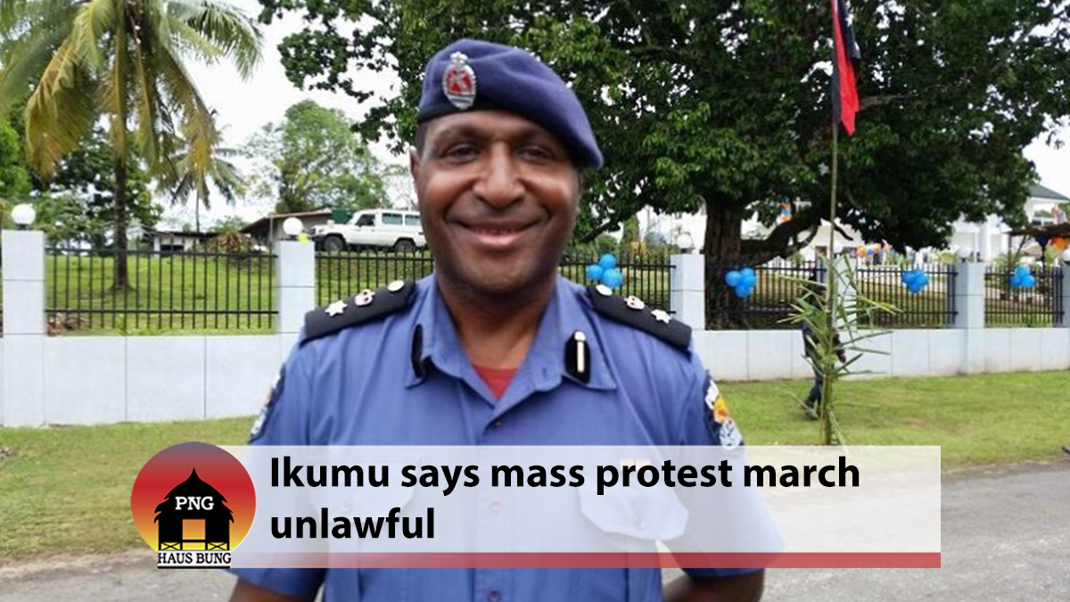IKUMU: PROTEST MARCH DEEMED UNLAWFUL