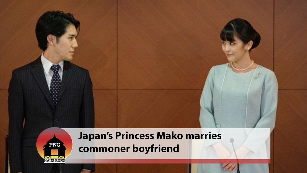 JAPAN'S PRINCESS MAKO FINALLY MARRIES COMMONER BOYFRIEND KEI KOMURO