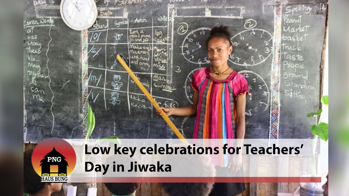 LOW KEY CELEBRATIONS FOR TEACHERS' DAY IN JIWAKA