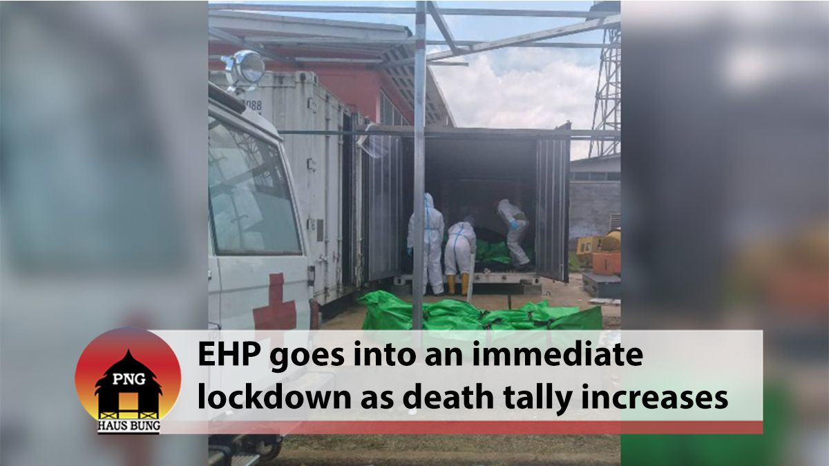 EHP GOES INTO LOCKDOWN AS BODIES PILE UP